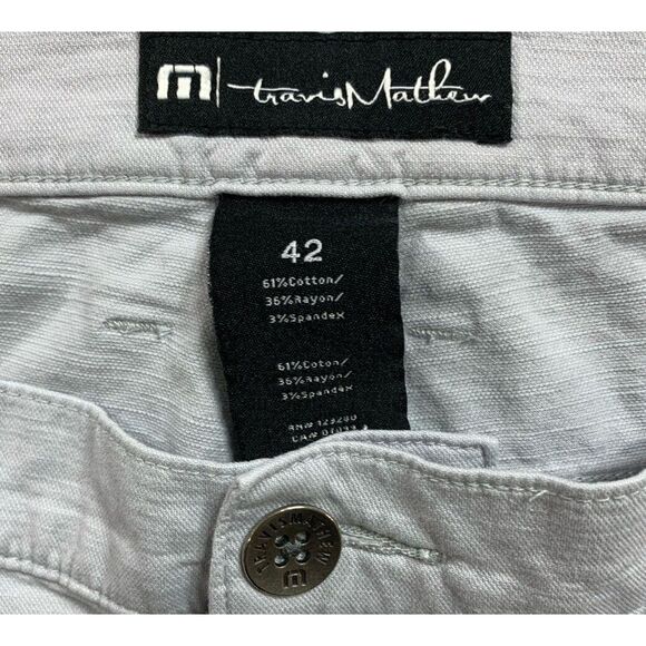 Travis Mathew Golf‎ Pants Mens 40x30 Gray Trifecta 2.0 Performance 4-Way Stretch - Picture 3 of 13